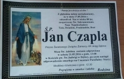 Uroczystości pogrzebowe śp. kpt. Jana Czapli