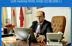 Czat z burmistrzem Mariuszem Szewczykiem - 22 czerwca (środa) 2016 od g. 19.00. Zapraszamy!