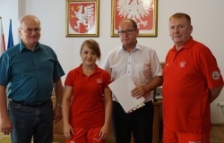 Sara Rejniak z wizytą w dębickim Ratuszu