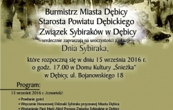 Obchody Dnia Sybiraka w Dębicy