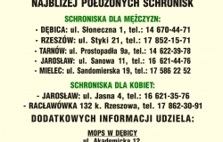 Miejsca noclegowe dla osób bezdomnych