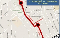 Przebudowa ciągu dróg gminnych: nr 105863R przy ul. Piłsudskiego, nr 105868R przy ul. Paderewskiego  i nr 105860R przy ul. Szkolnej w Dębicy.