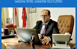 Czat z burmistrzem Mariuszem Szewczykiem - 03.11.2016 o g. 19.00. Zapraszamy!