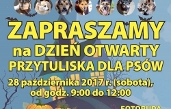 "PRZYSMAK ALBO PSIKUS" - DZIEŃ OTWARTY W PRZYTULISKU DLA PSÓW!