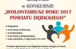 Wolontariusz Powiatu Dębickiego 2017. Zgłoś kandydata!