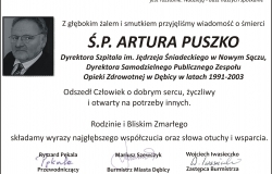 Zmarł Artur Puszko, były dyrektor Samodzielnego Publicznego Zespołu Opieki Zdrowotnej w Dębicy