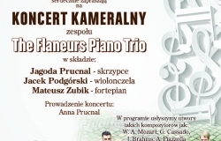 Koncert Kameralny Zespołu The Flaneurs Piano Trio