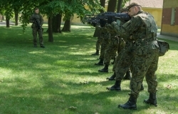 Szkolenie nowo wcielonych żołnierzy OT do 3. Podkarpackiej Brygady Obrony Terytorialnej