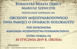 Obchody Międzynarodowego Dnia Pamięci o Ofiarach Holokaustu w Dębicy