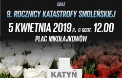 Obchody 79. rocznicy Zbrodni Katyńskiej oraz 9. rocznicy Katastrofy Smoleńskiej w Dębicy