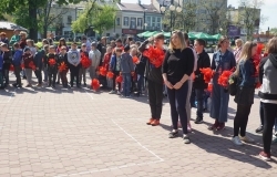 Miting PCK Oddziału Rejonowego Dębica na dębickim Rynku