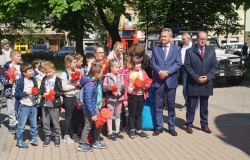 Miting PCK Oddziału Rejonowego Dębica na dębickim Rynku