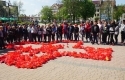 Miting PCK Oddziału Rejonowego Dębica na dębickim Rynku