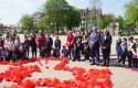 Miting PCK Oddziału Rejonowego Dębica na dębickim Rynku