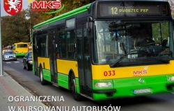 Ograniczenia w kursowaniu autobusów