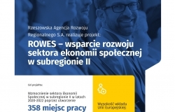 ROWES – wsparcie rozwoju sektora ekonomii społecznej w subregionie II