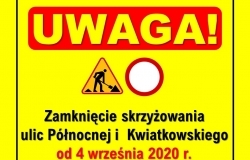 Przebudowa ulicy Kwiatkowskiego – utrudnienia