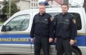 Od lewej: mł. specj. Paweł Bryś, st. insp. Sławomir Grab