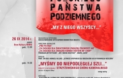 Uroczystości upamiętniające 75. rocznicę powstania Polskiego Państwa Podziemnego