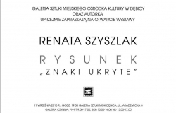 Wystawa: Renata Szyszlak – rysunek