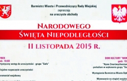 Obchody Narodowego Święta Niepodległości w Dębicy - program