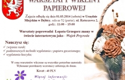 Warsztaty Wikliny Papierowej