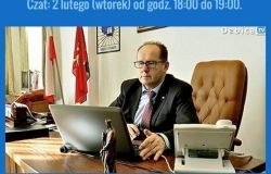 Czat z burmistrzem Mariuszem Szewczykiem już dzisiaj 2 lutego od godz. 18.00