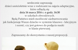 Zajęcia adaptacyjne dla sześciolatków w dębickich szkołach
