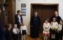przedszkolami z życzeniami u burmistrza
