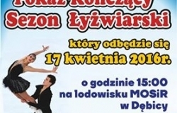 Pokaz kończący sezon łyżwiarski już w najbliższą niedzielę na dębickim lodowisku